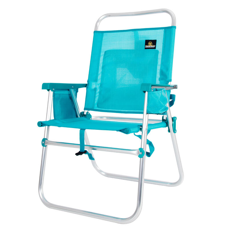 Silla de Playa 51x56x88 cm Azahar 28082 - CREVICOSTA. Turquesa