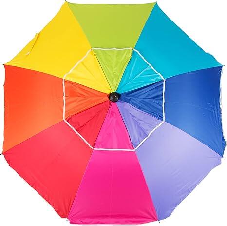 Sombrilla Playa 220 cm/8 Varillas - CREVICOSTA Orgullo 1/7