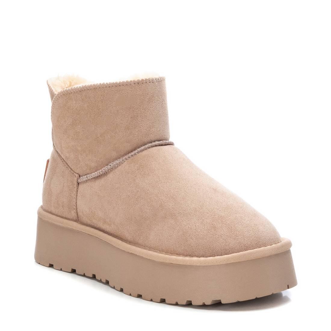 Botines Planos Mujer Xti  Beige 2/4