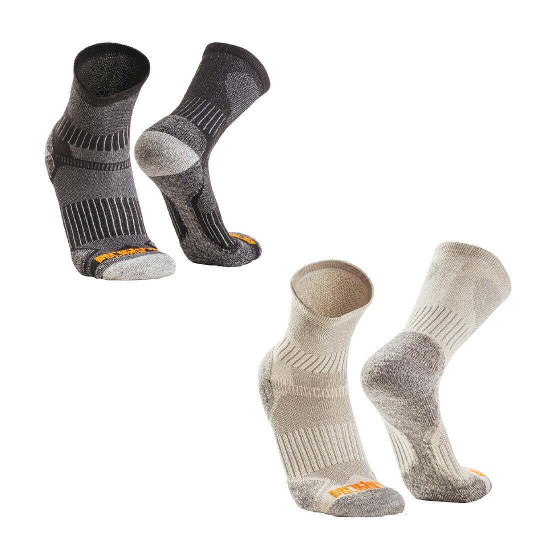 ANDINA OUTDOORS Alpaka Merino Wandersocken: POLARIS Gepolsterte Trekking Thermosocken Unisex.