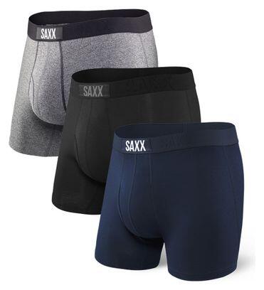 SAXX Saxx Underwear Ultra Super Soft 3 Pack Men's Fly Boxer Briefs - Classic Ultra 18