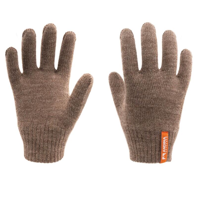 Gants en alpaga et mérinos pour hommes et femmes, sans couture pour l'hiver