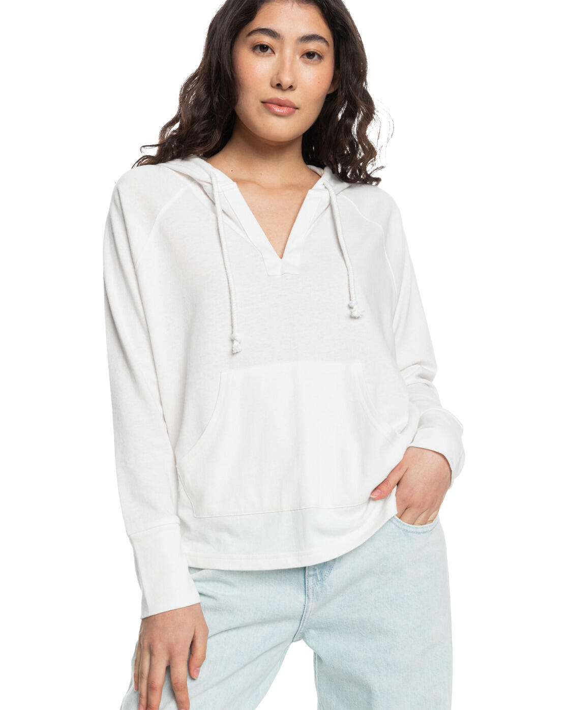 Sweat à capuche DESTINATION SURF Blanc Femme 2/4