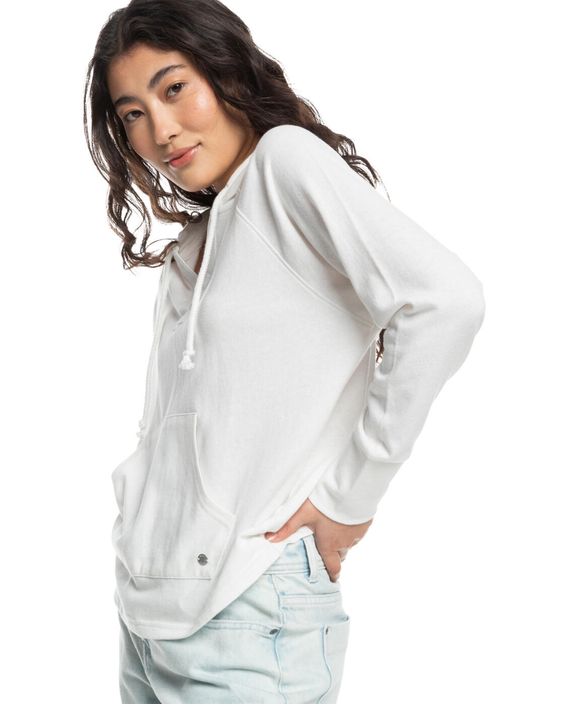 Sweat à capuche DESTINATION SURF Blanc Femme 4/4