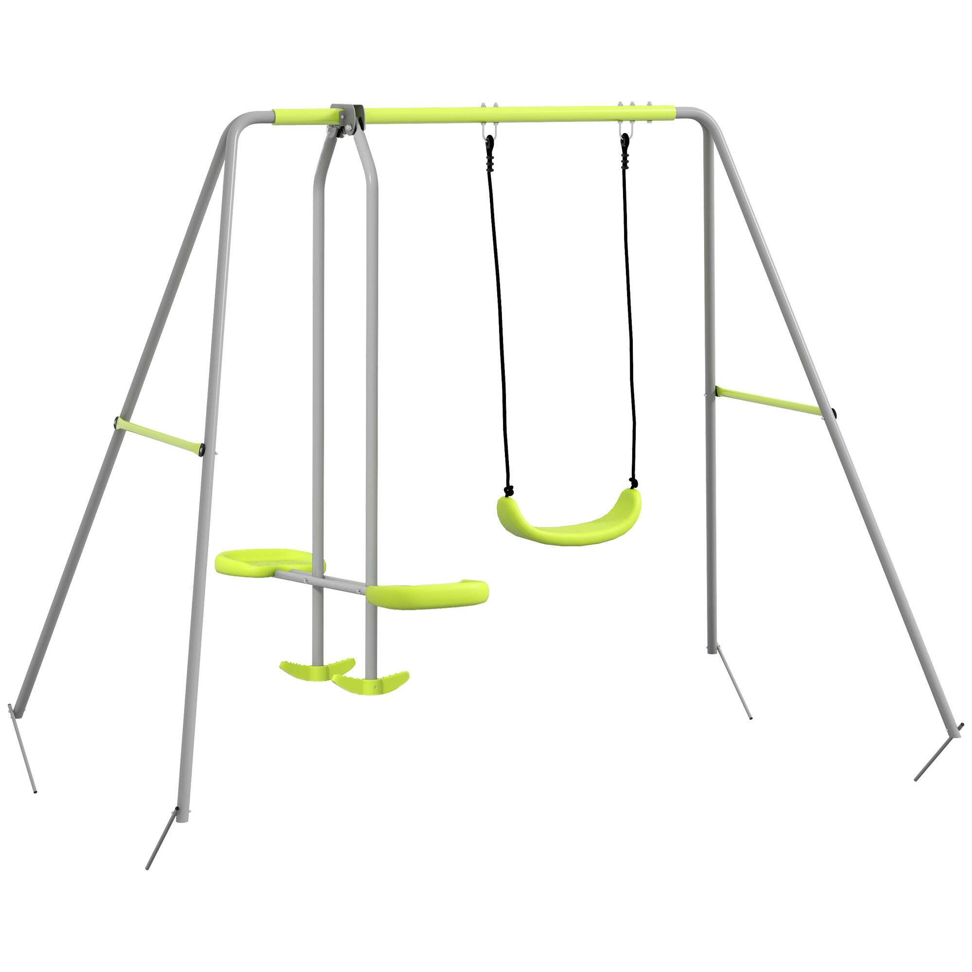 255x160x180 cm verde e cinza outsunny