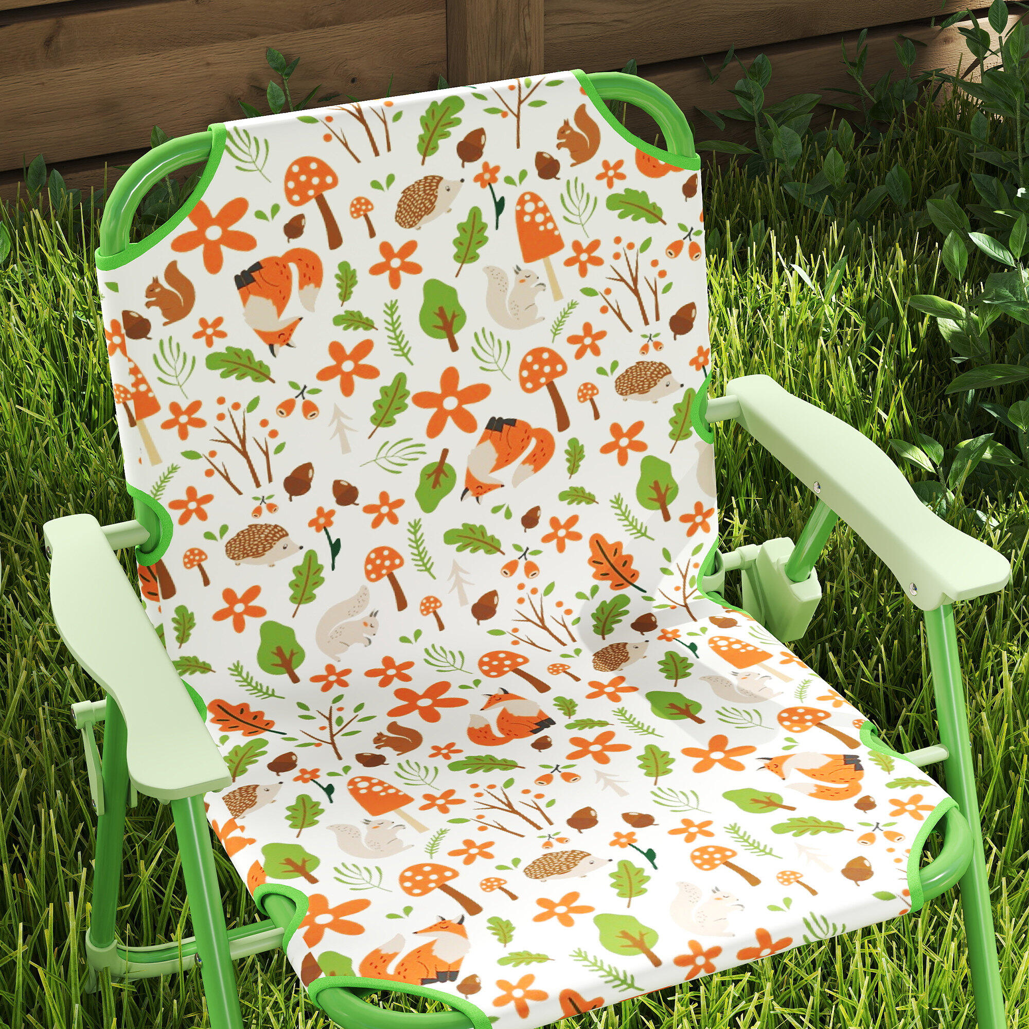Conjunto camping Infantil AIYAPLAY 49.5x49.5x50 cm Verde 4/7