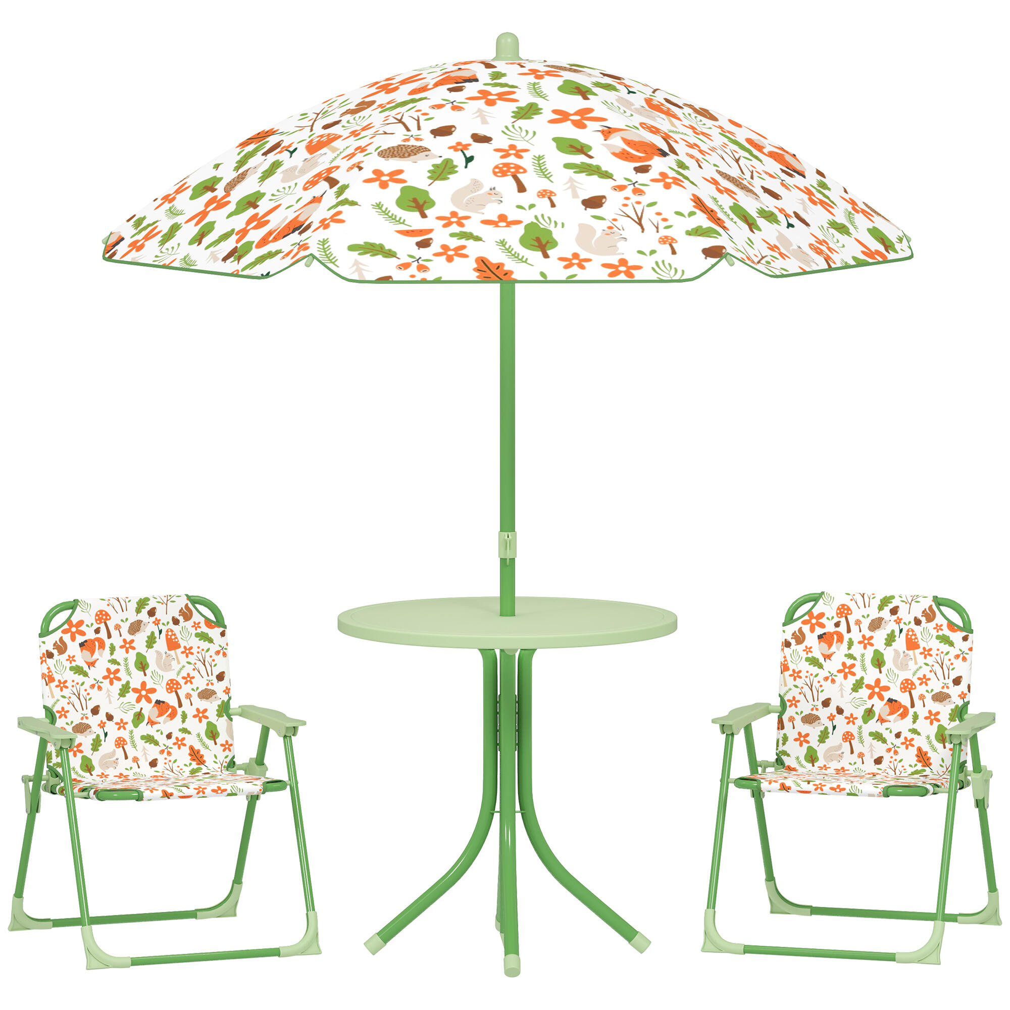 Conjunto de jardim para crianças ø49,5x50 cm verde aiyaplay