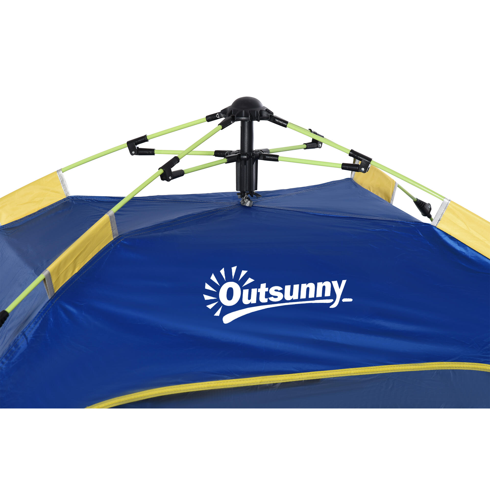Tenda de praia 220x173x120 cm azul marrinho Outsunny 4/7