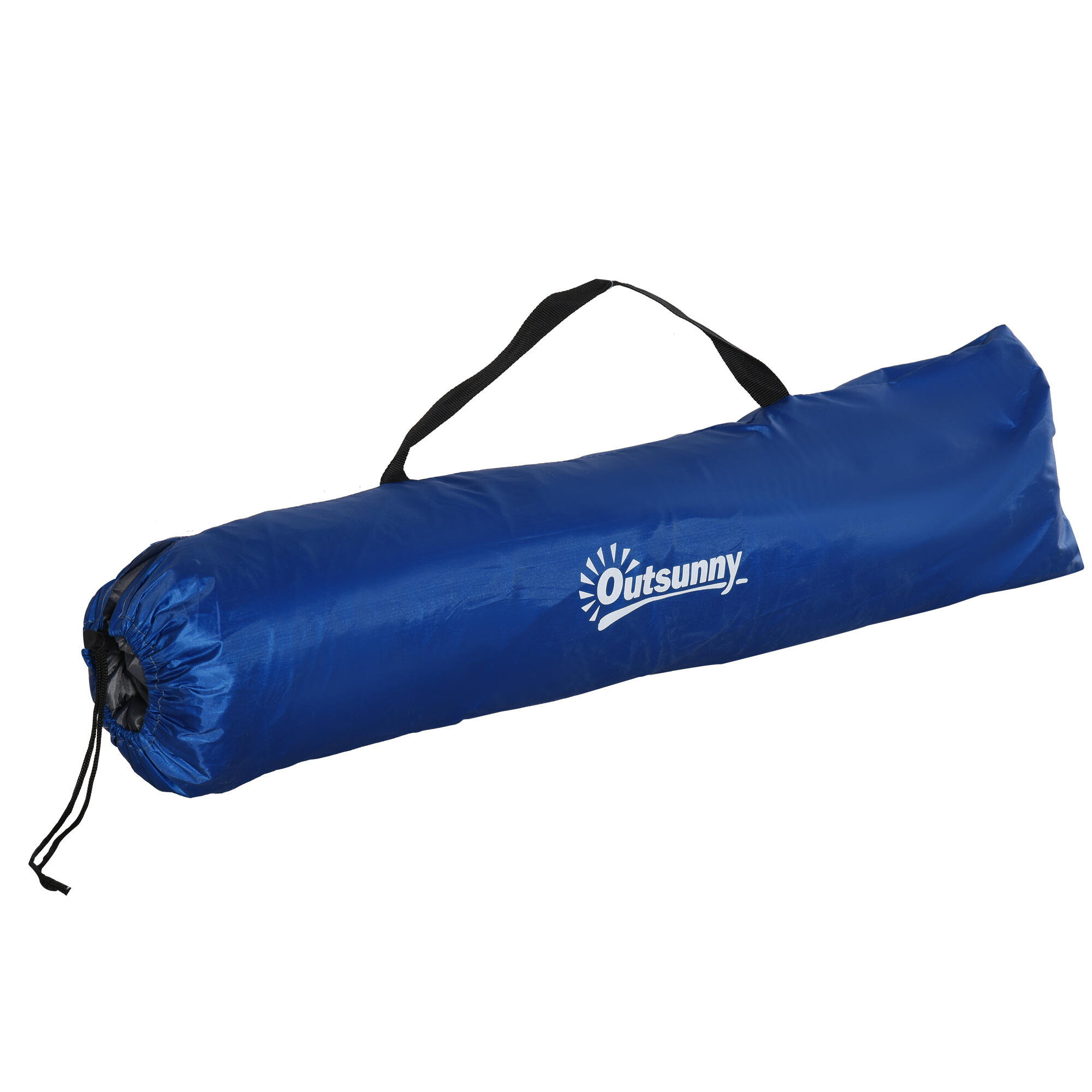 Tenda de praia 220x173x120 cm azul marrinho Outsunny 5/7