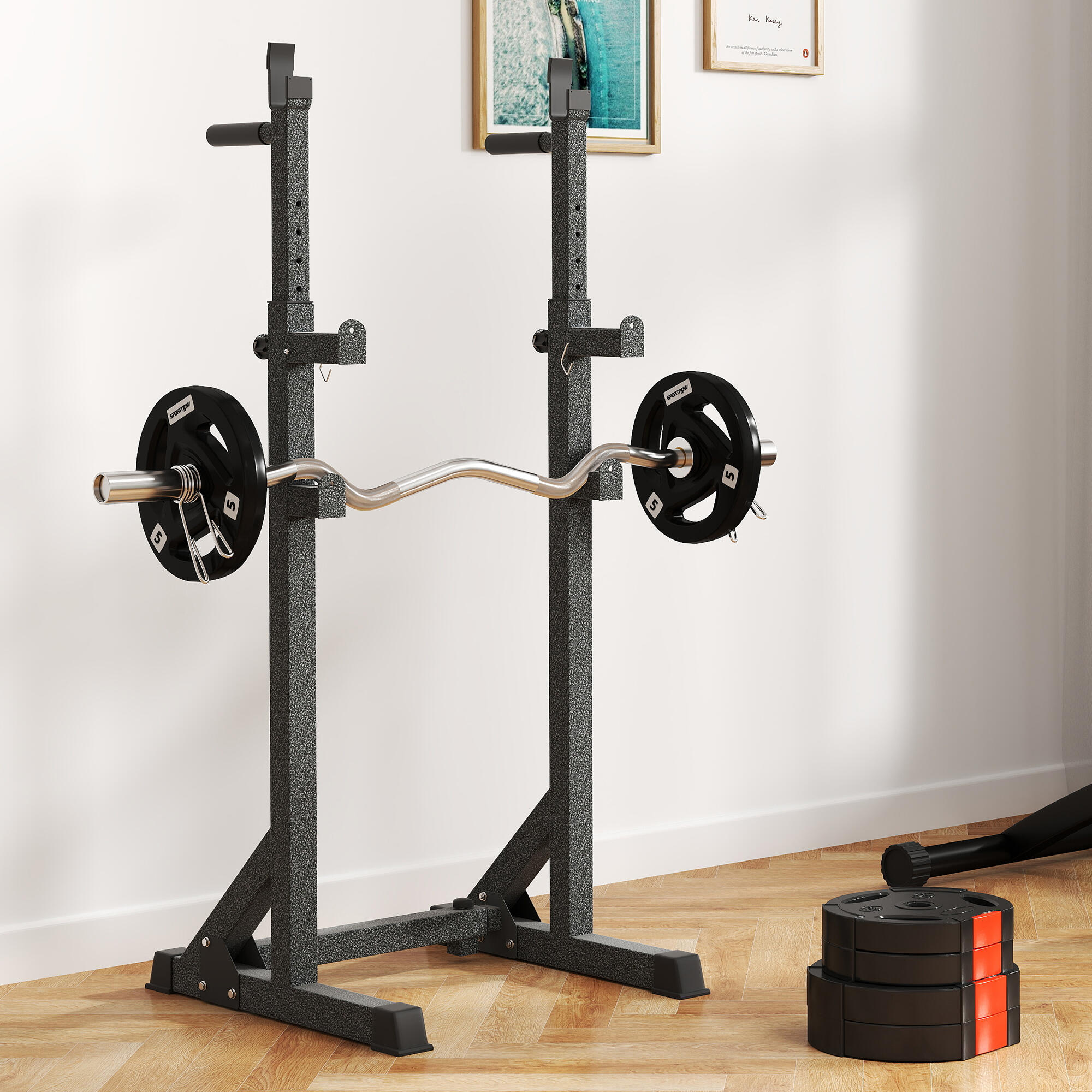 Discos de Pesas SPORTNOW 27x27x4.5 cm Negro 2/7