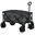 Carrinho de transporte 108x55x61-91 cm cinzento Outsunny