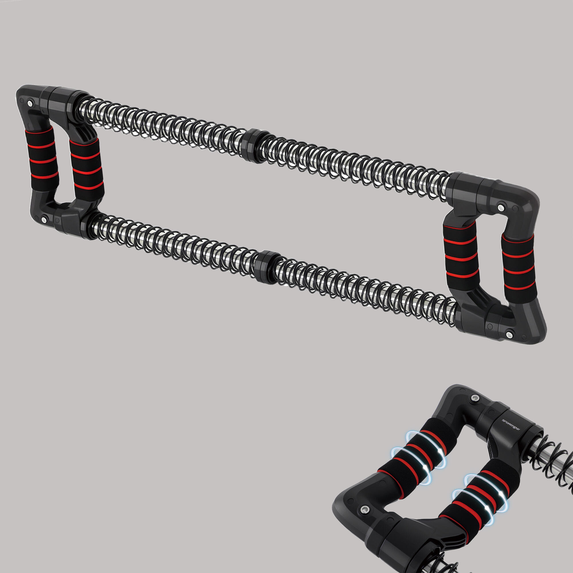 Extensor de Pecho SPORTNOW 80x22x5 cm Negro 5/7