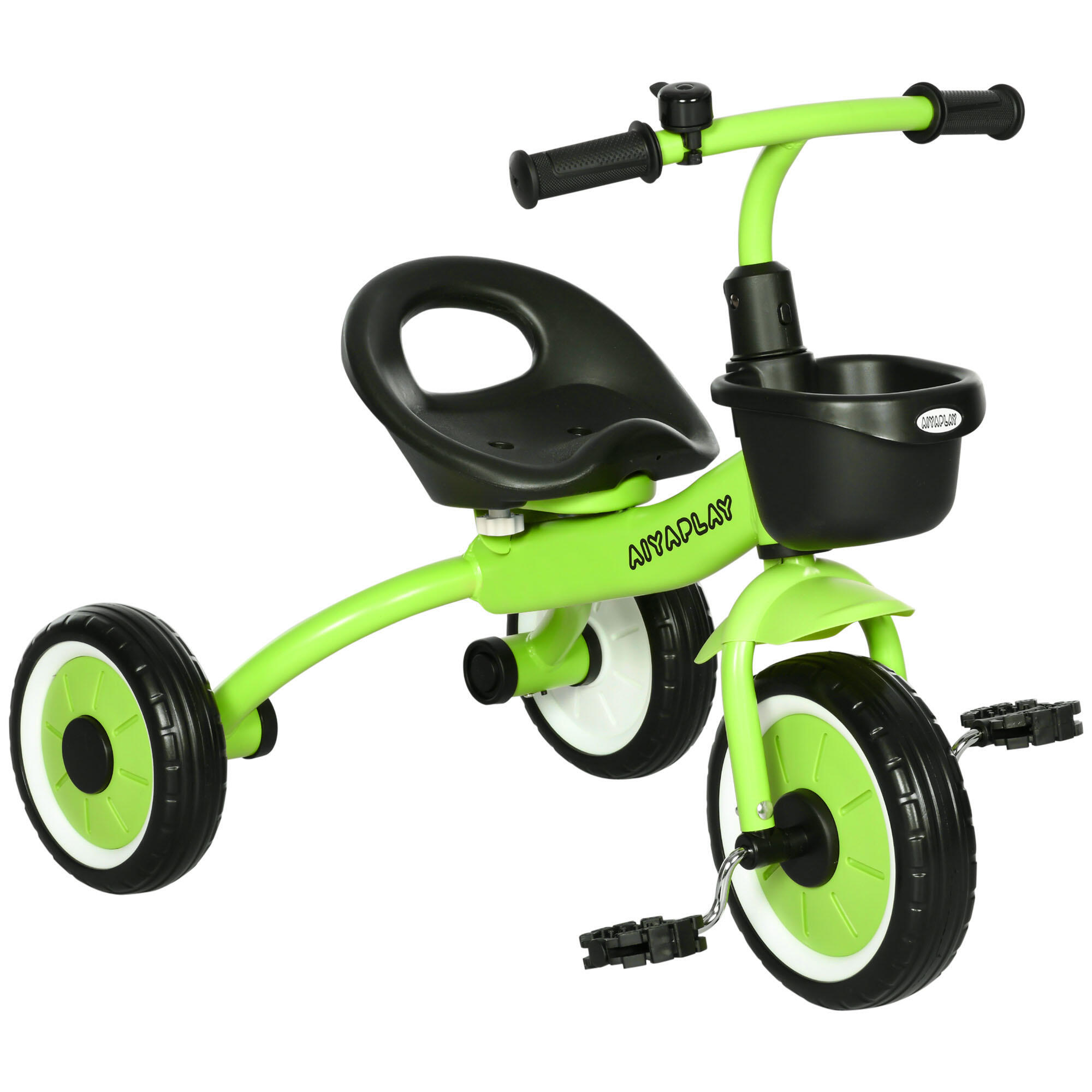 AIYAPLAY Triciclo para crianças 70,5x53x58 cm verde AIYAPLAY