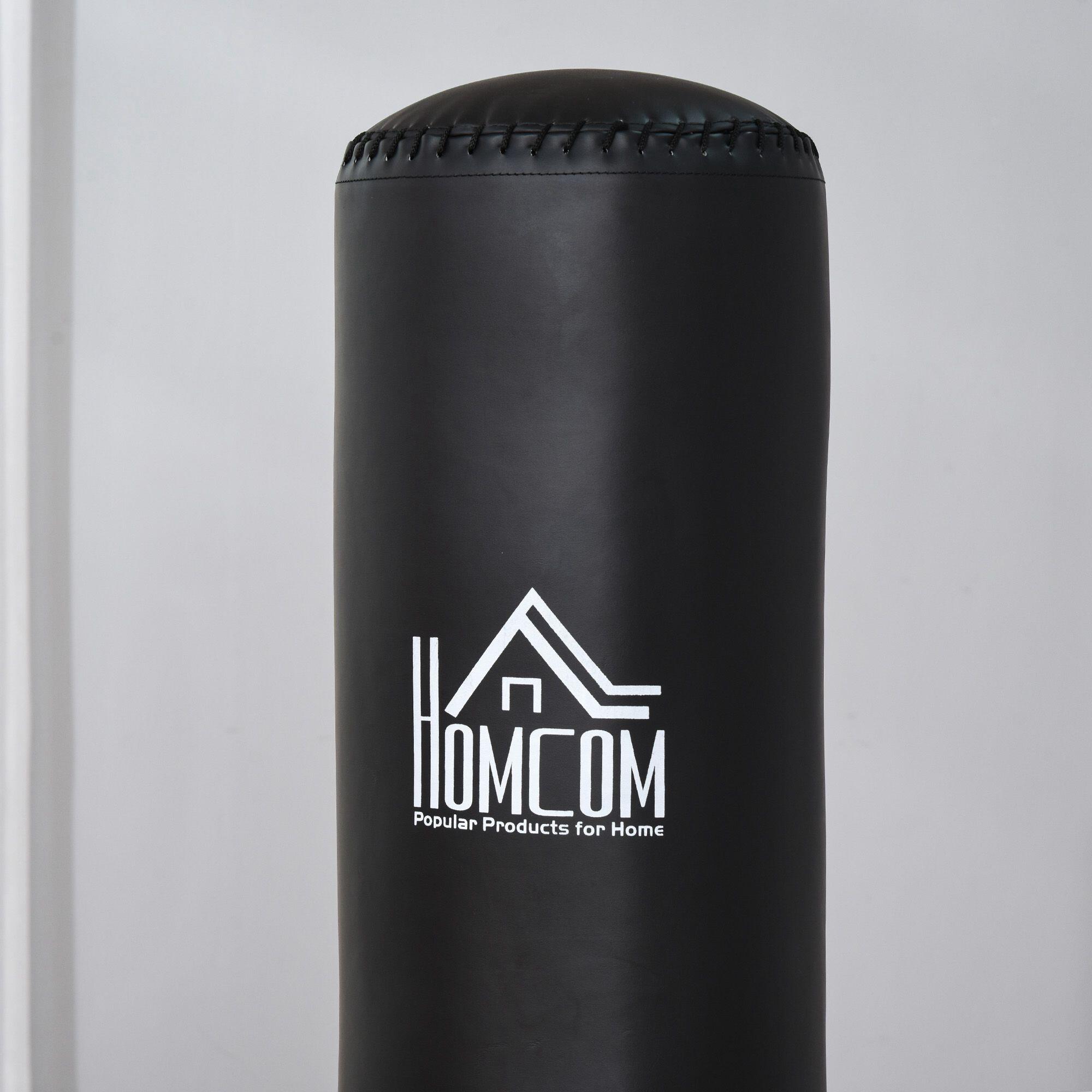 Saco de boxe ø50x 170 cm preto HOMCOM 5/7