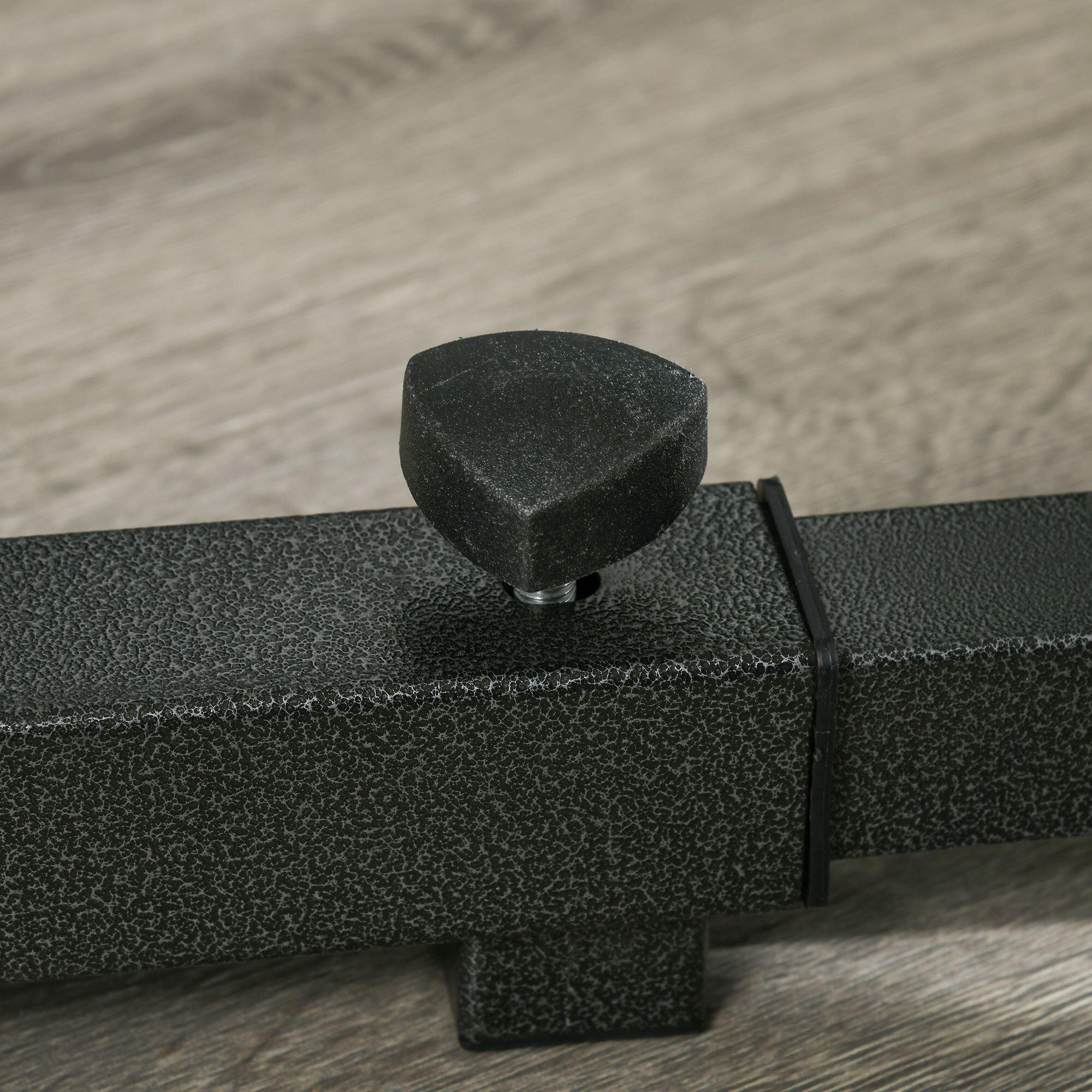Suporte para barras 60-87x65x121-158 cm preto SPORTNOW 5/7