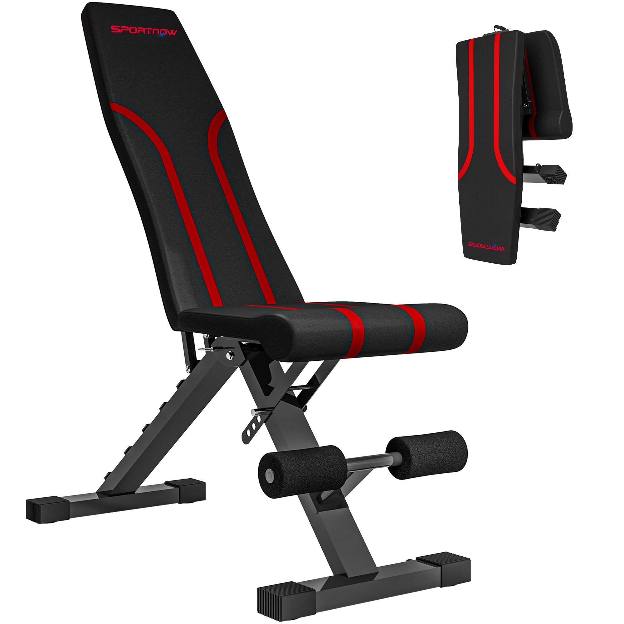 SPORTNOW Banco de Pesas SPORTNOW 82x35x107 cm Negro