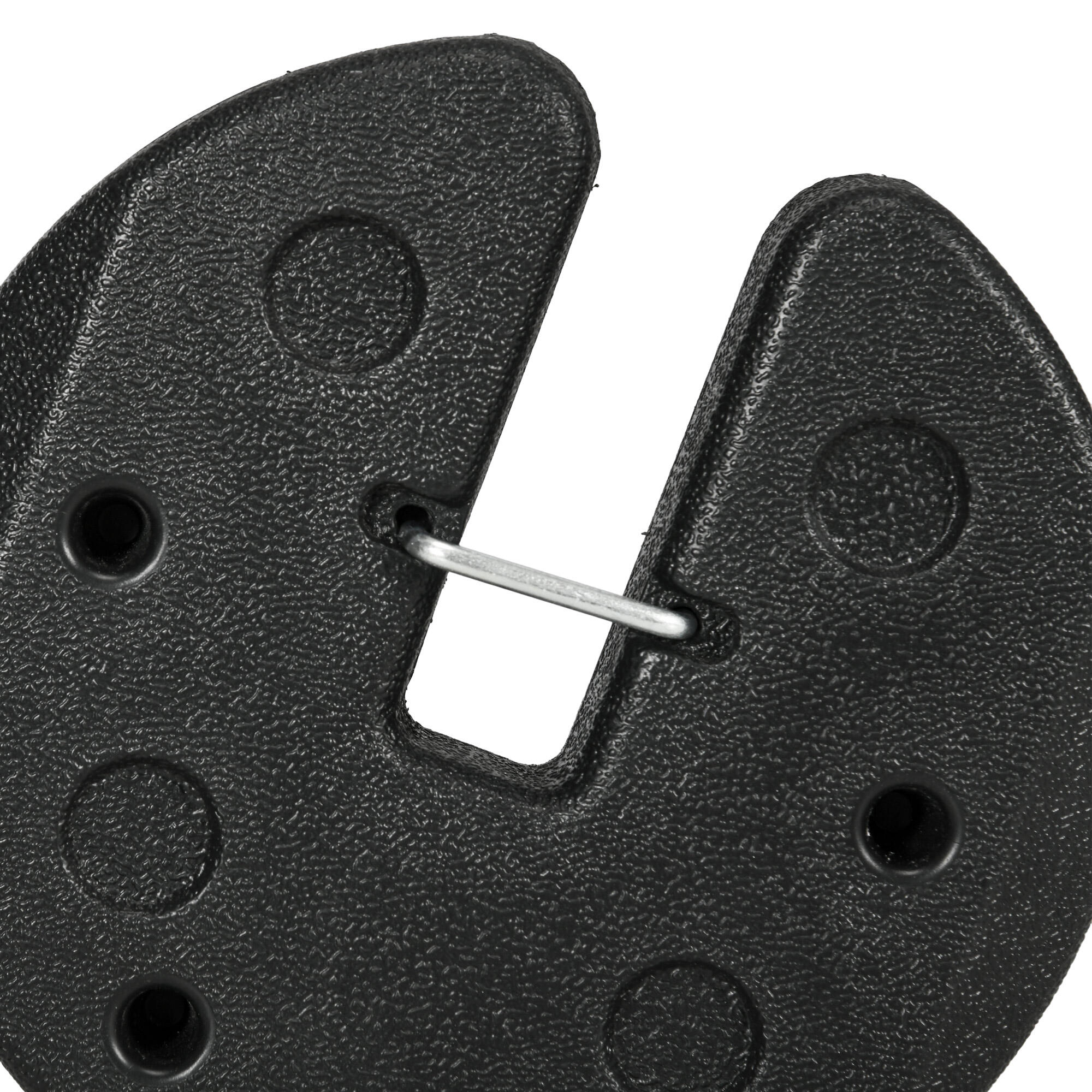 Pesos para Carpas Outsunny 22x22x5.5 cm Negro 4/7