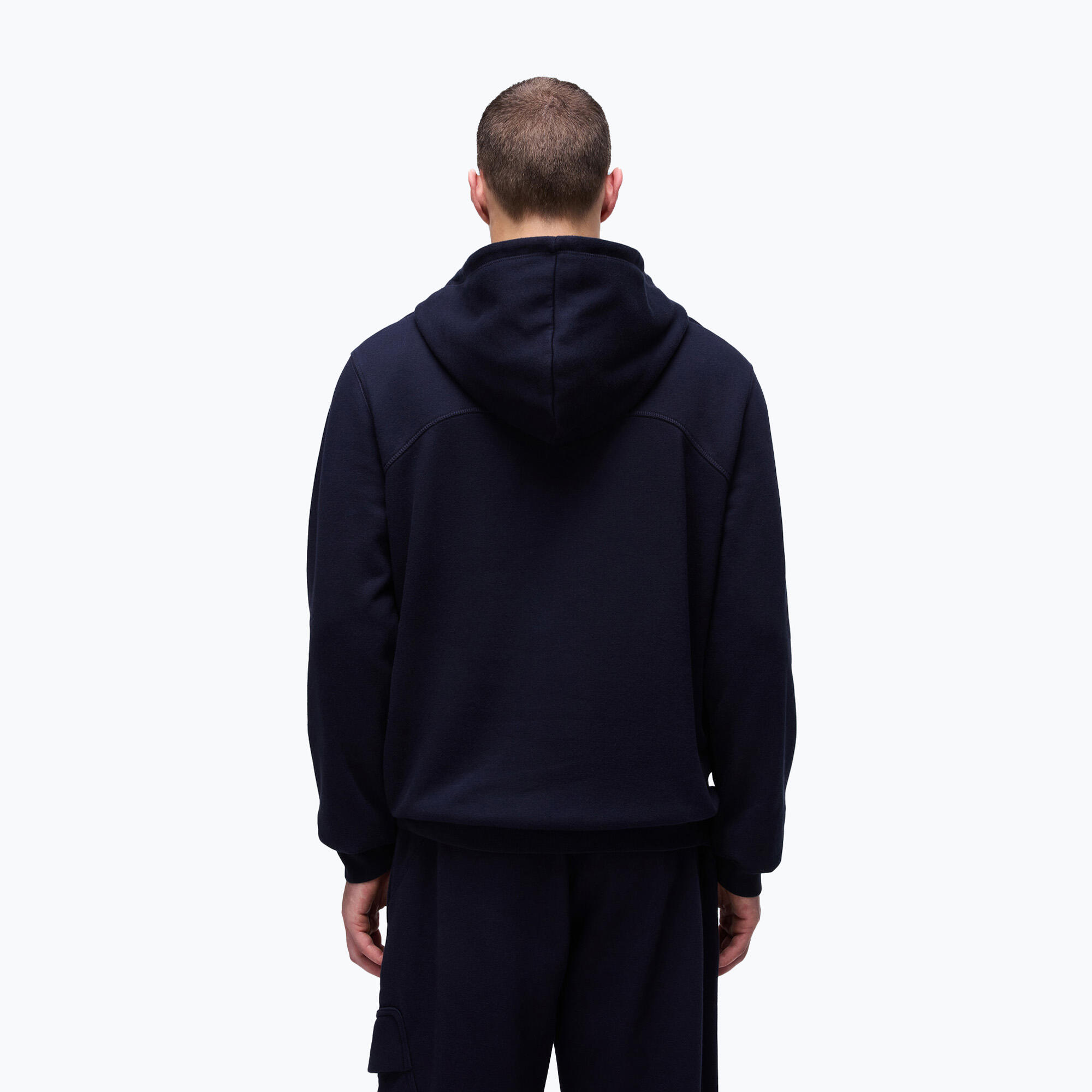 Bluza męska Napapijri B-Badge Half Zip Hooded 3/5