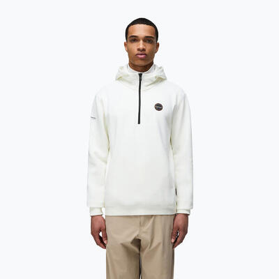 Herenhoodie napapijri b-badge half zip met capuchon