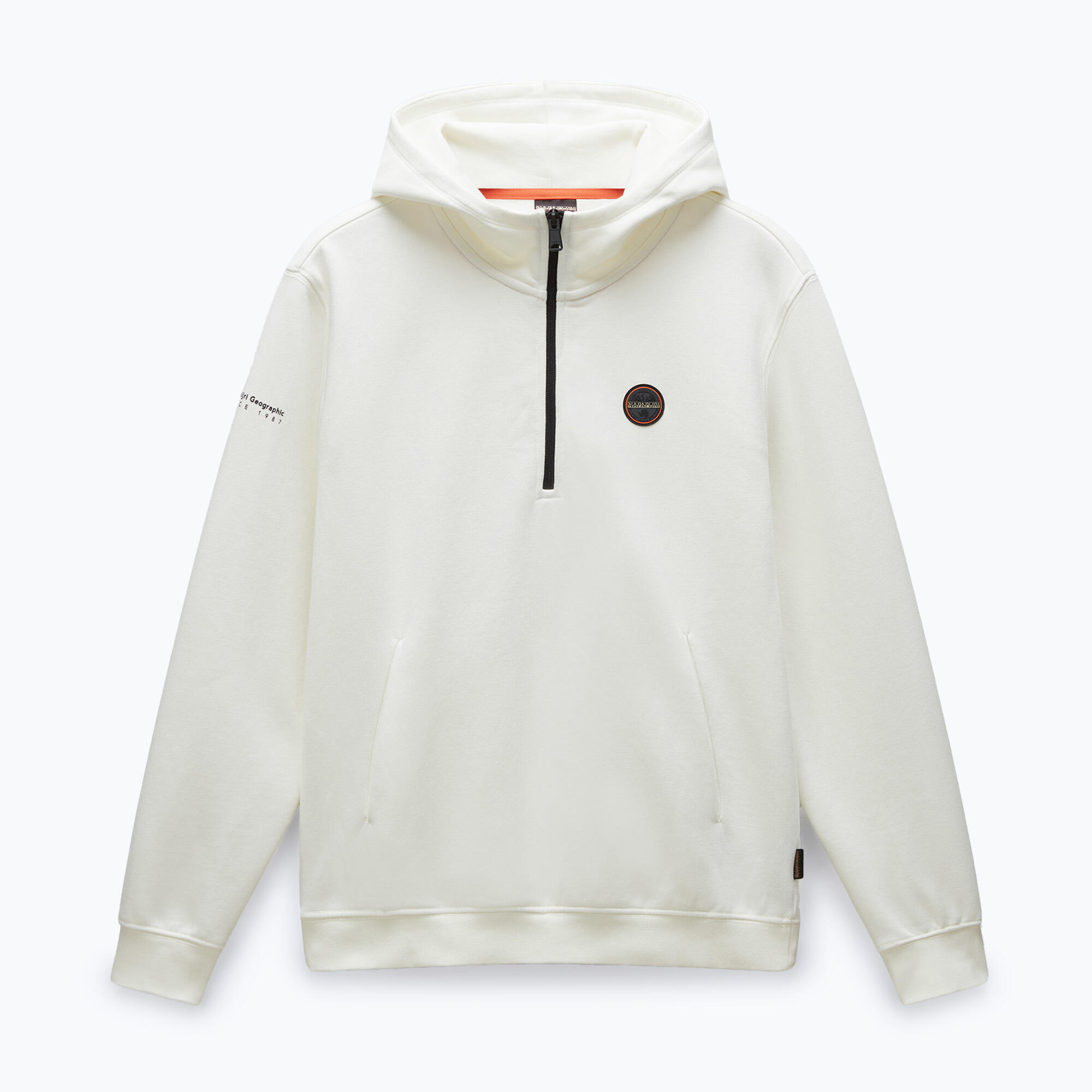 Herrenpullover Napapijri B-Badge Half Zip mit Kapuze 5/5