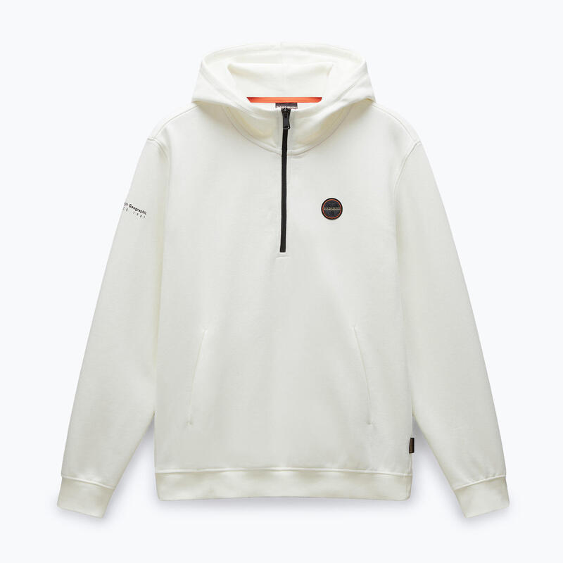 Hanorac bărbați Napapijri B-Badge Half Zip cu glugă
