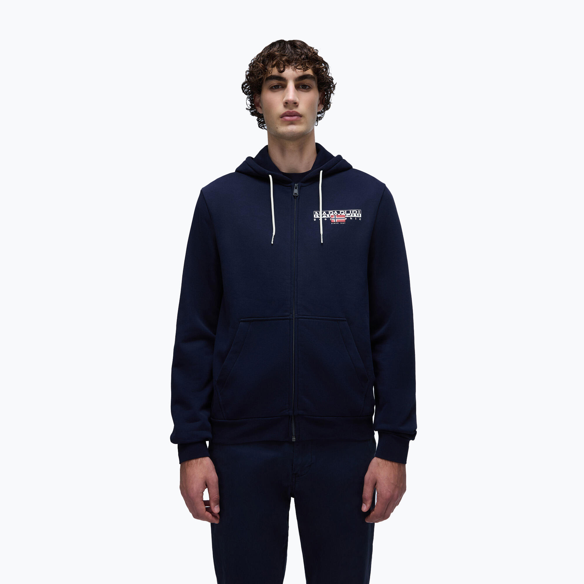 Sweat-shirt homme Napapijri B-Aylmer Full Ziphint 1/5