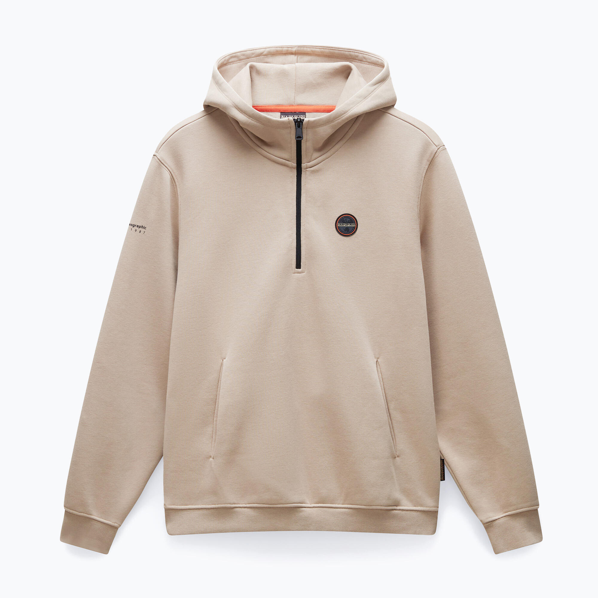 Bluza męska Napapijri B-Badge Half Zip Hooded 5/5