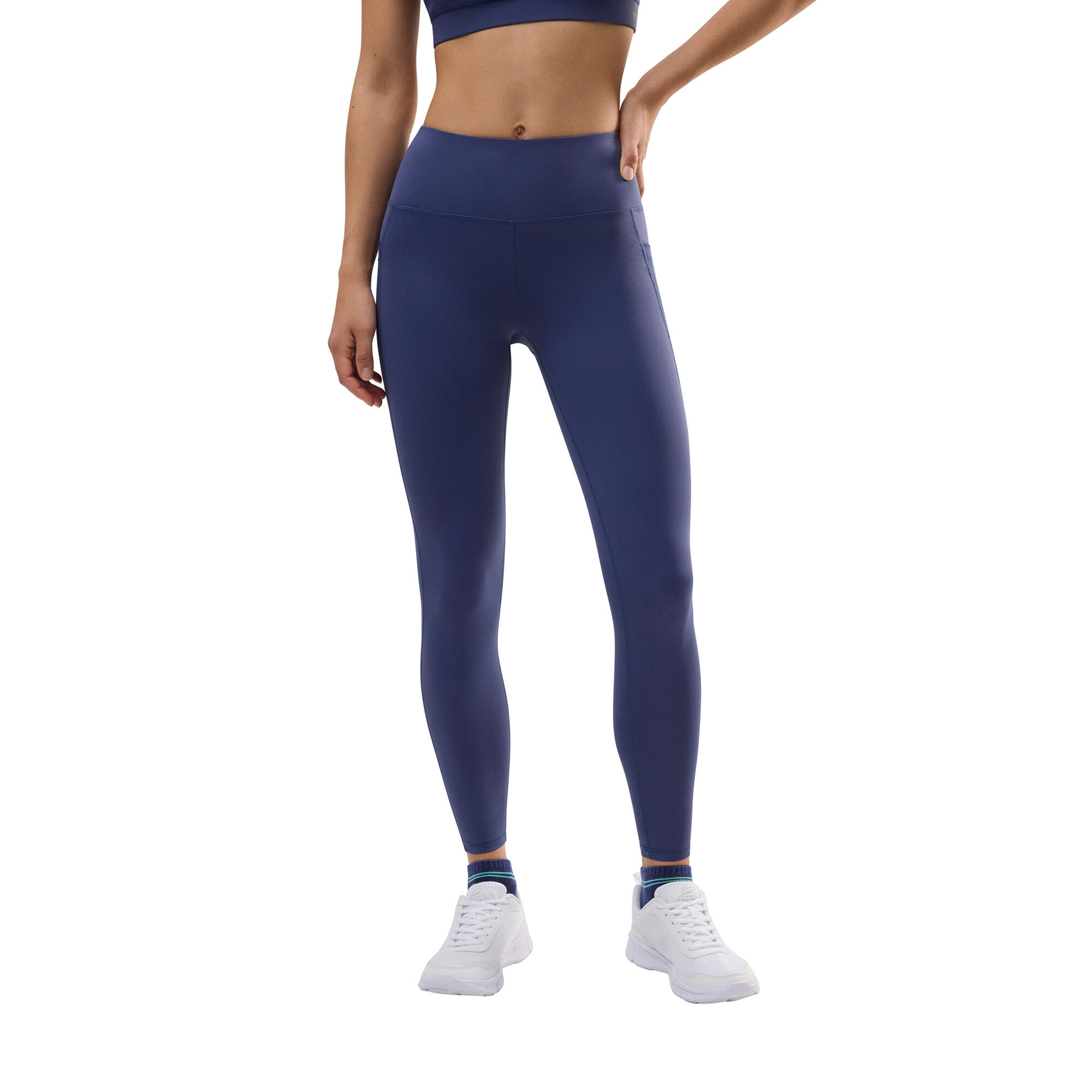 YSABEL MORA Leggings deportivos largos bolsillo lateral marino
