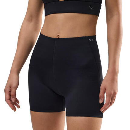 Legging de sport biker compressif ventre plat noir