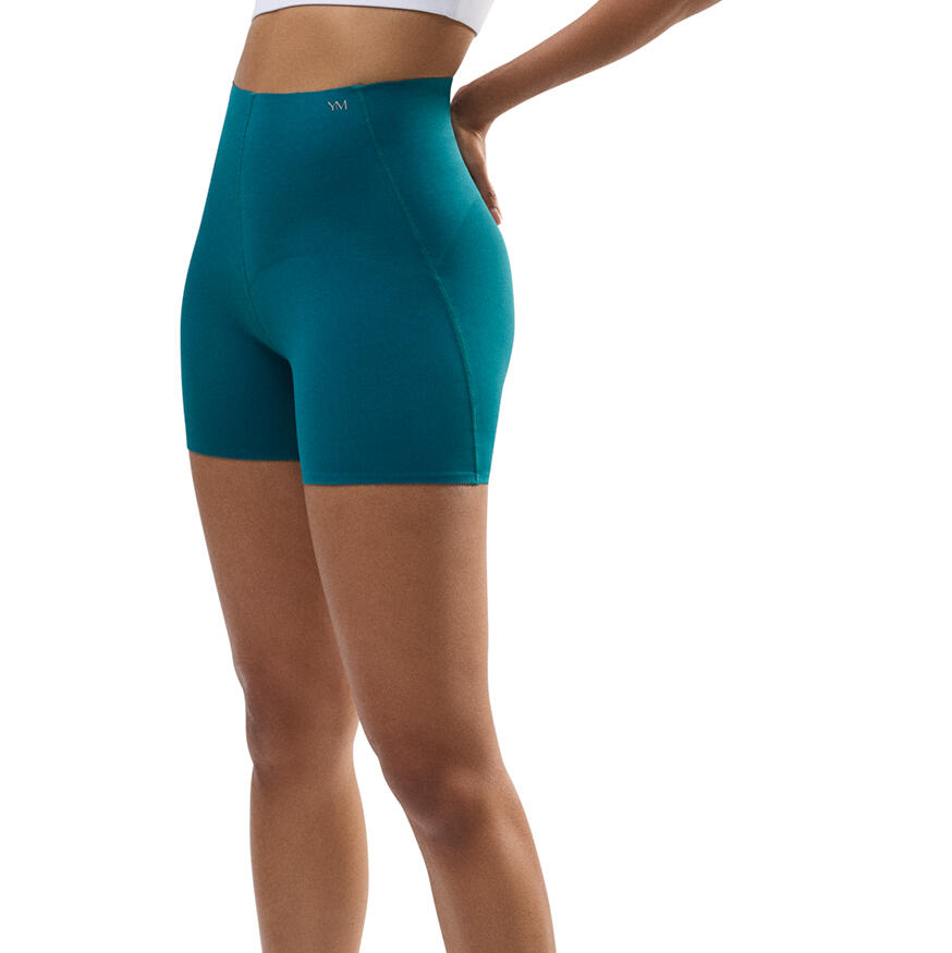 Leggings deportivos compressive biker vientre plano verde 2/7