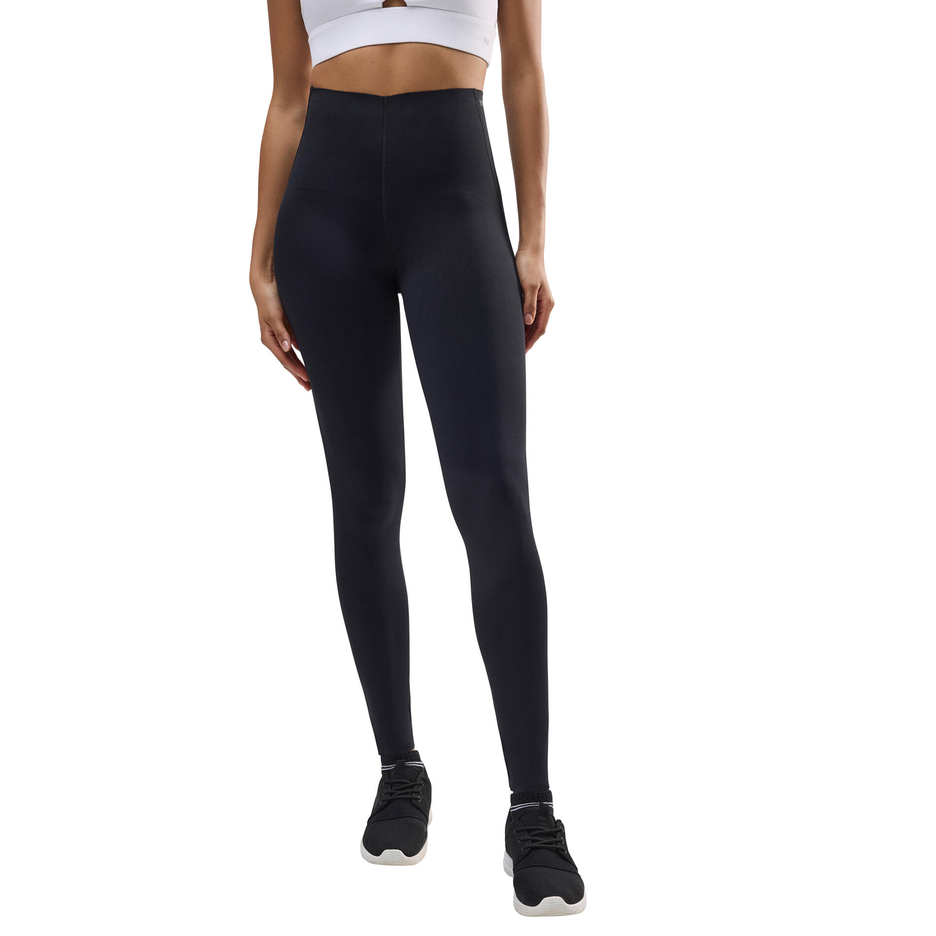 YSABEL MORA Leggings deportivos compressive largos vientre plano negro