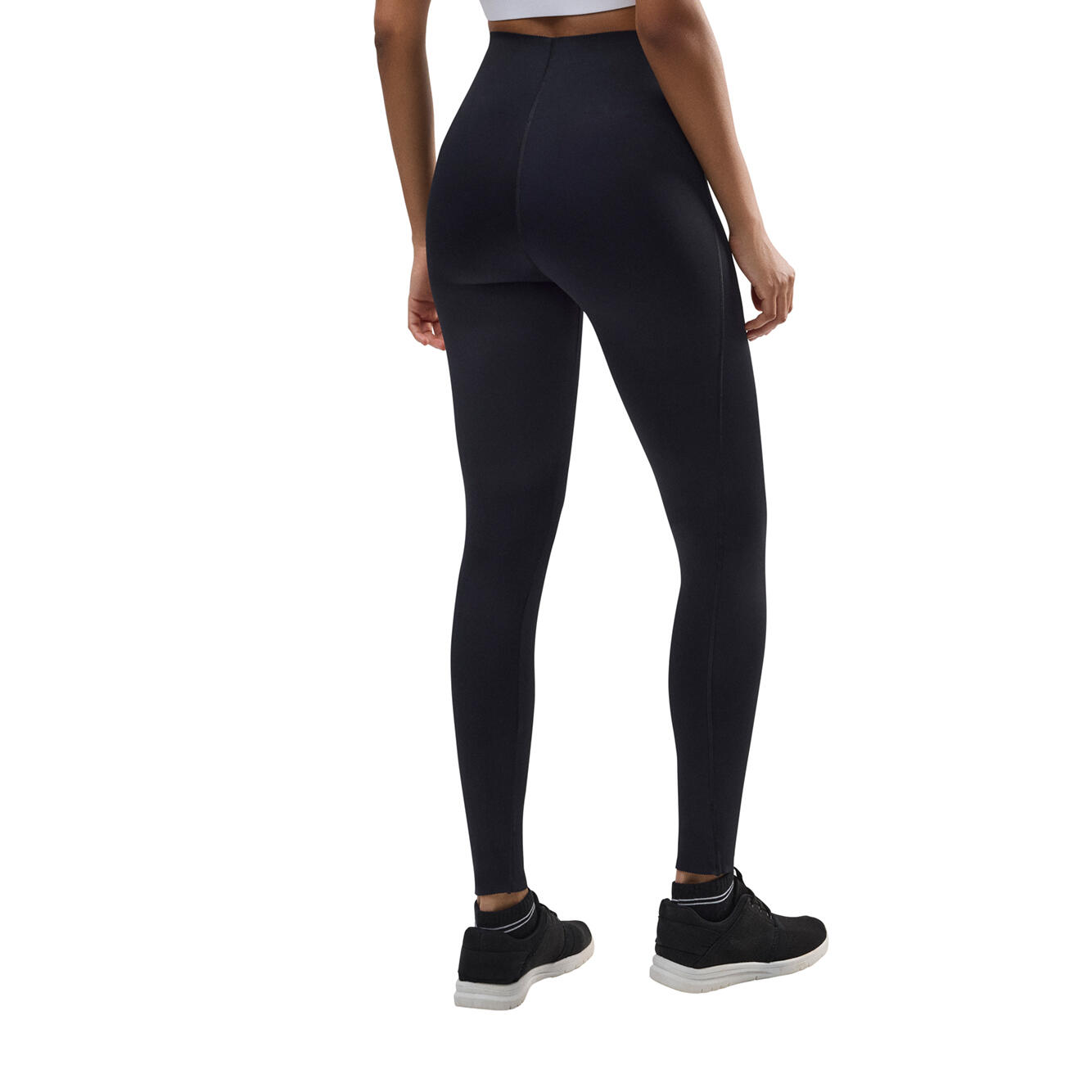 Legging de sport long et compressif noir à ventre plat 7/7