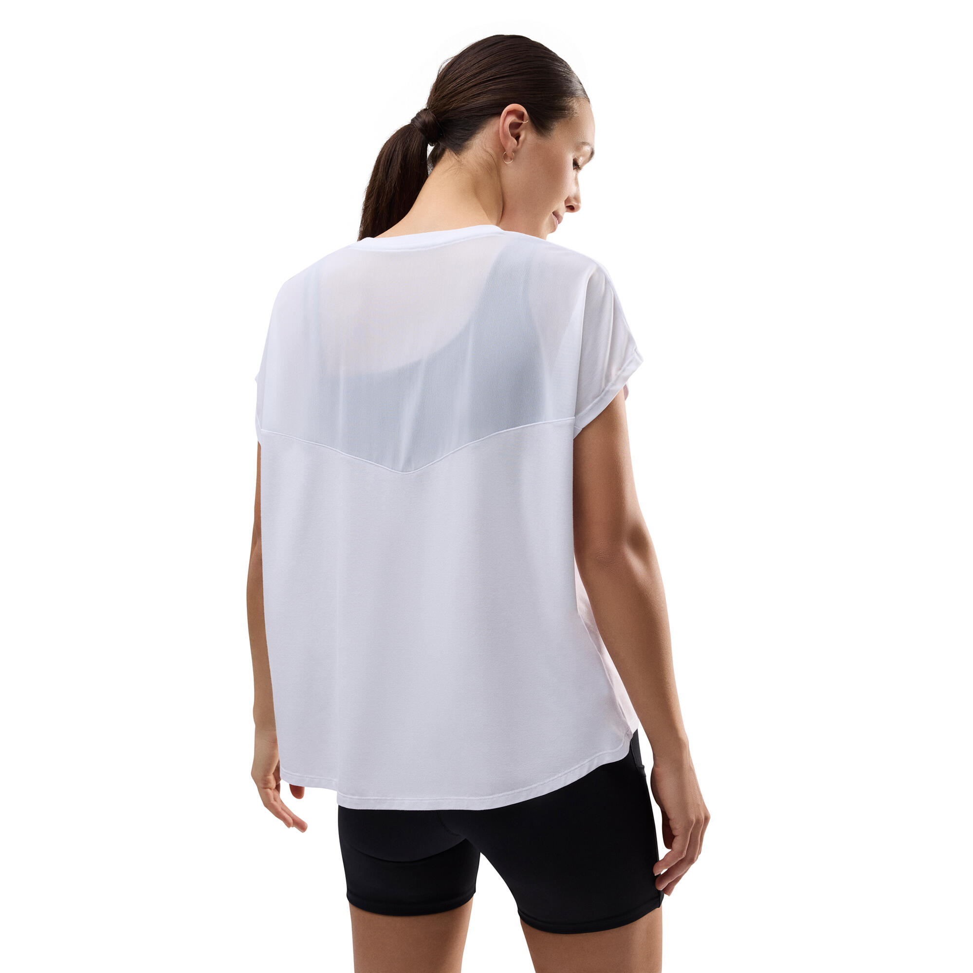 Camiseta deportiva manga corta blanco 2/6