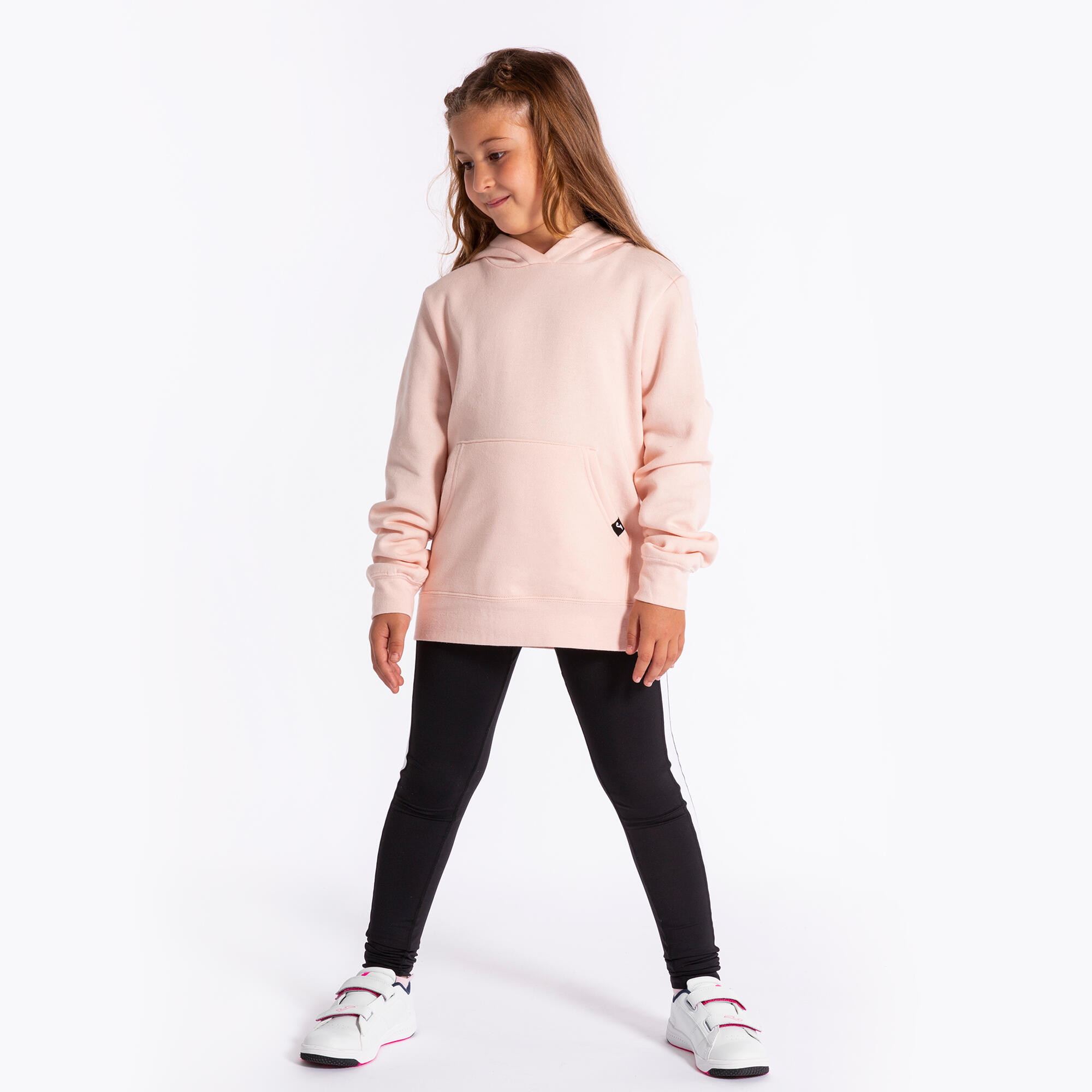 Sudadera Con Capucha Yoga Mujer Joma Montana Rosa Claro 4/5