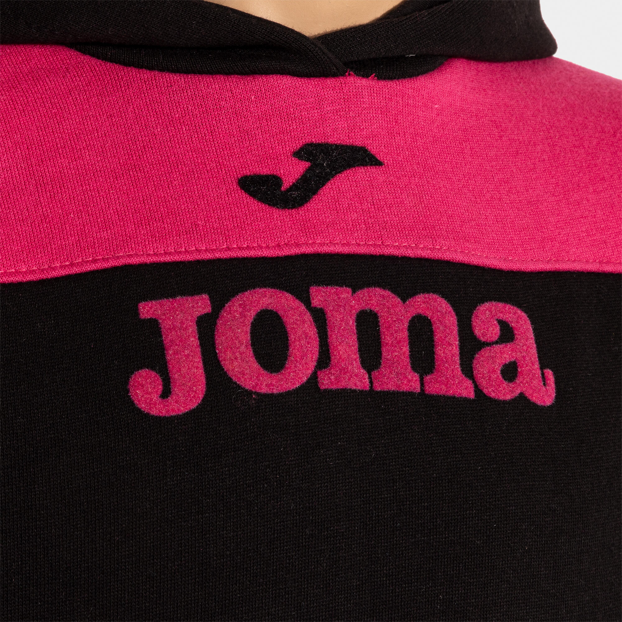 Camisola Com Capuz Criança Joma Park Preto 3/4