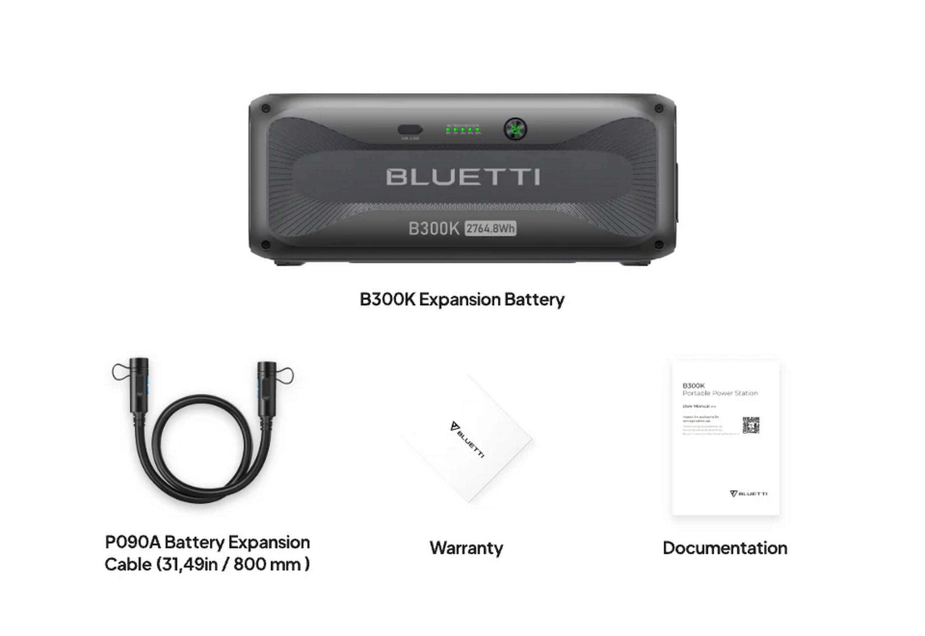 Batterieerweiterung BLUETTI B300K, 2764,8 Wh, für AC300/AC500/AC200PL (0% MwSt) 2/7