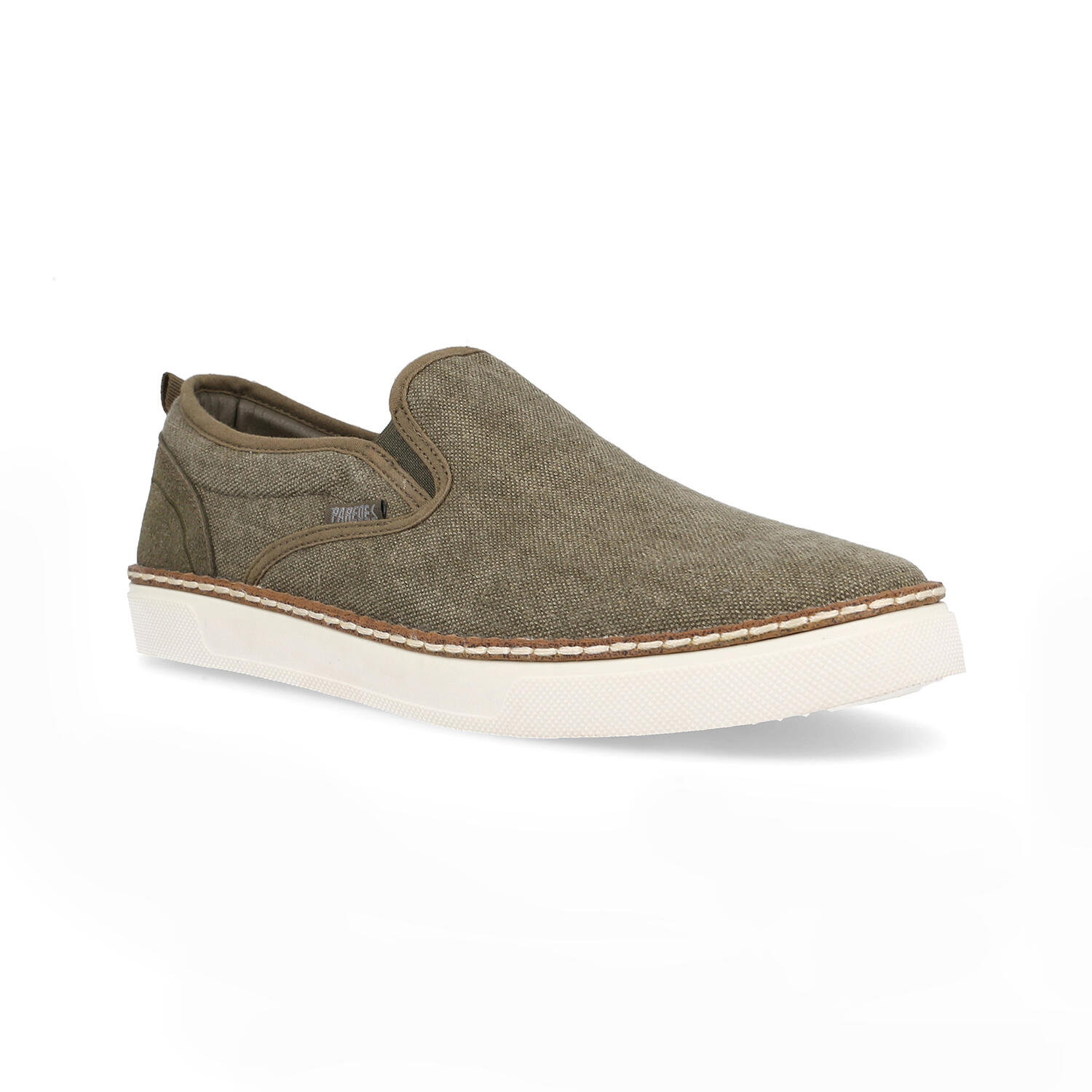 Zapatilla Deporte Hombre Hoyuelos Kaki 2/4