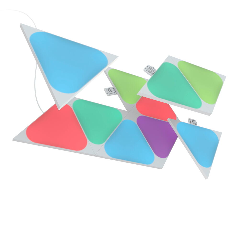 Painéis de luz Nanoleaf Shapes Triangles Mini, conjunto de 10 2/12