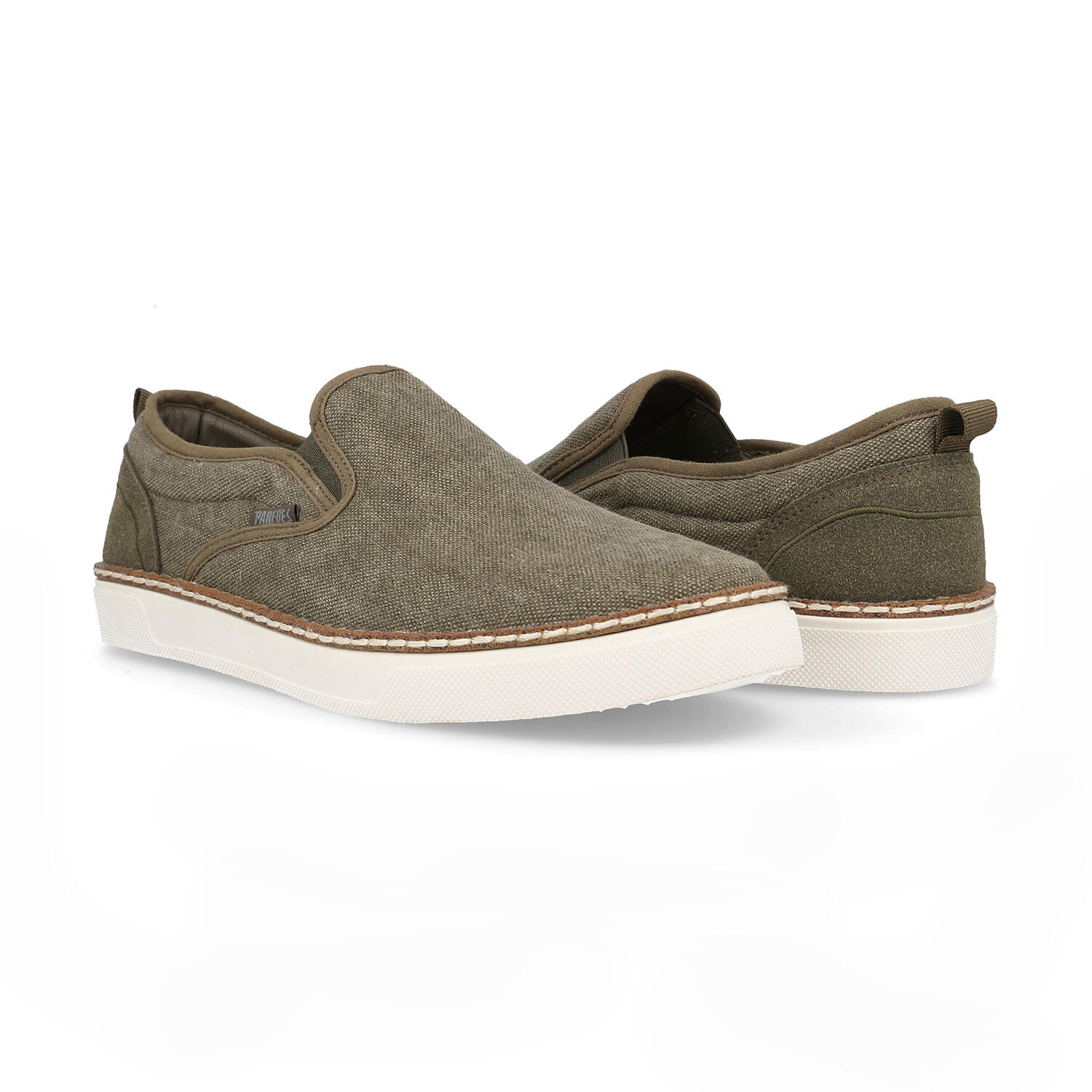 Zapatilla Deporte Hombre Hoyuelos Kaki 4/4
