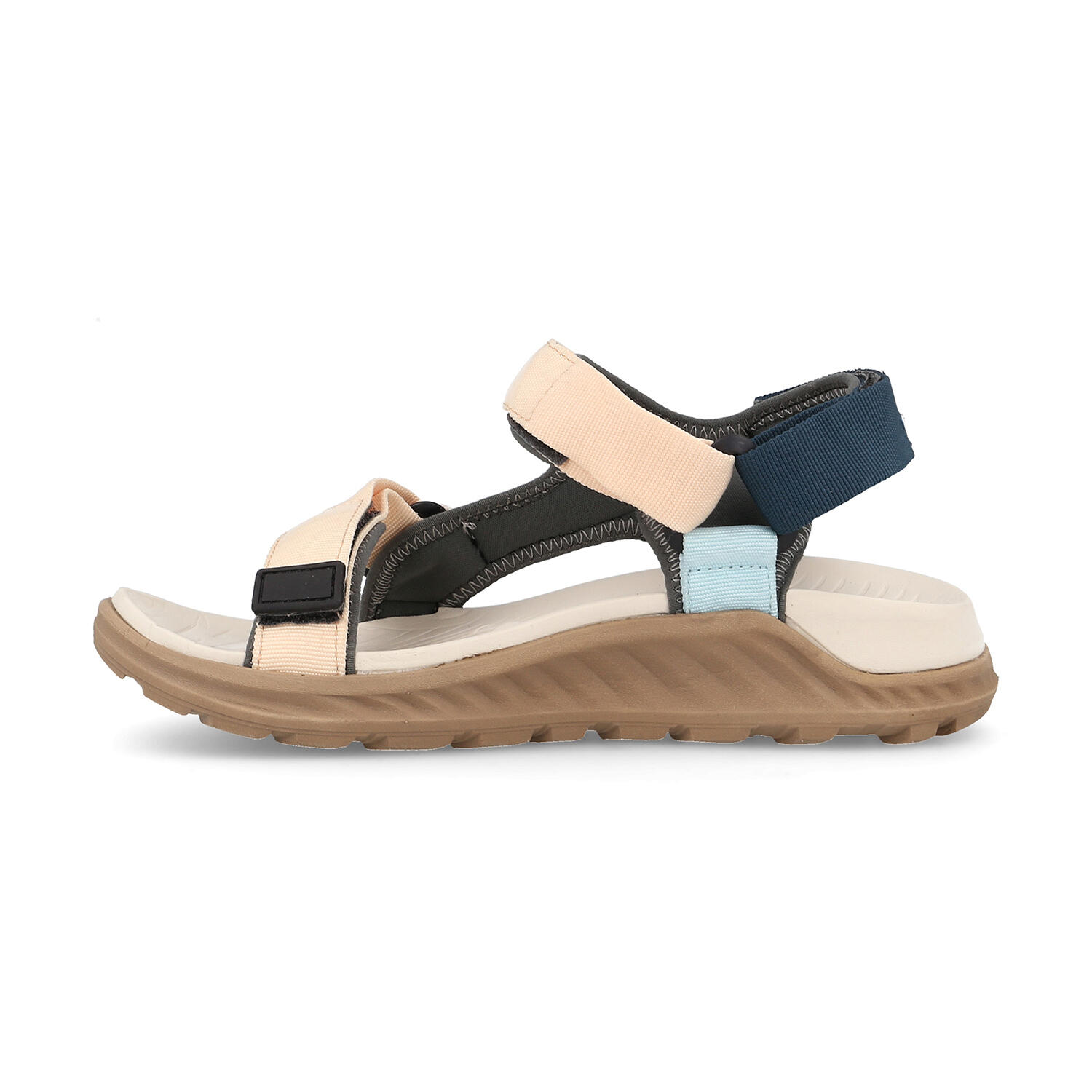 Sandalia Mujer Jarilla Azul Salmón 3/4