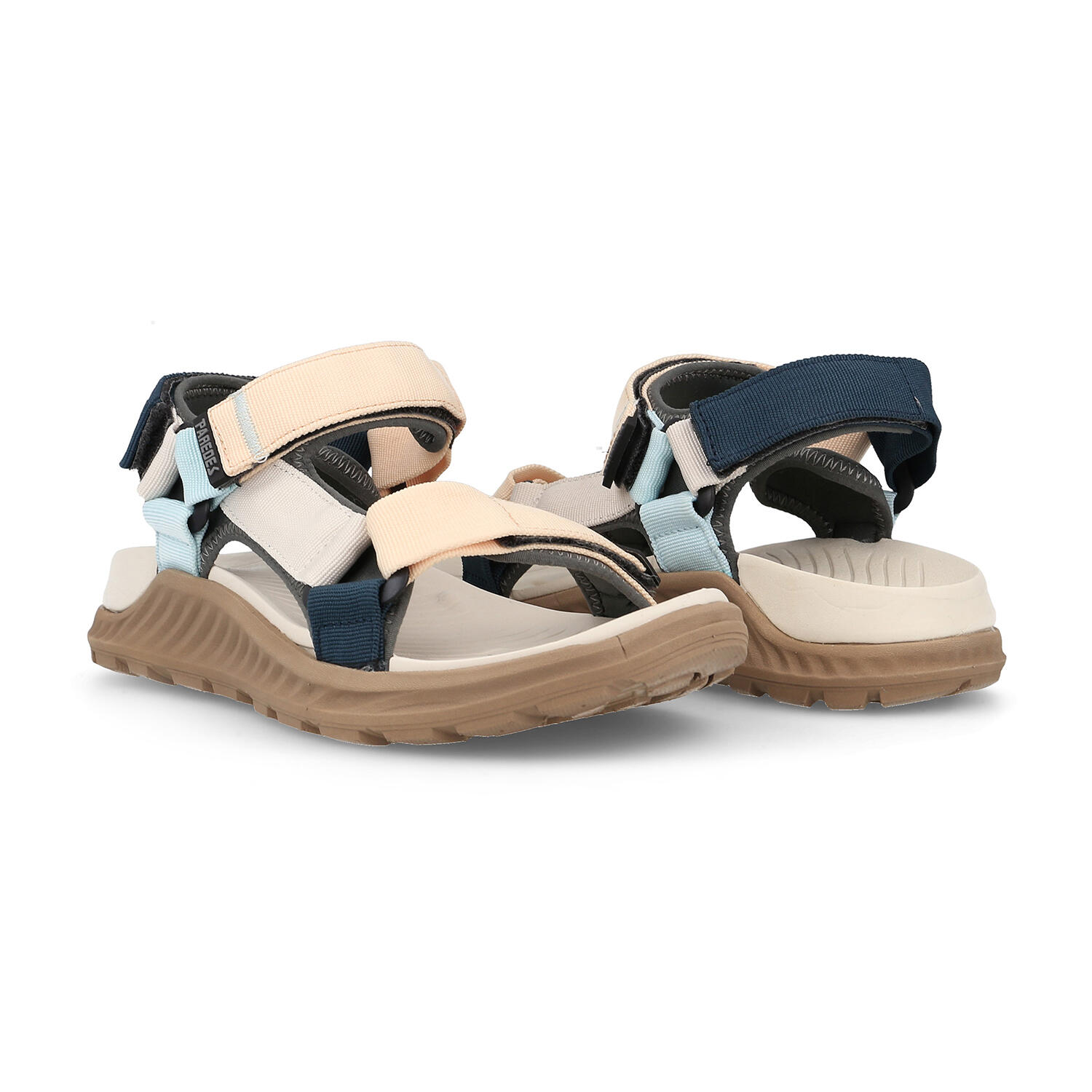 Sandalia Mujer Jarilla Azul Salmón 4/4
