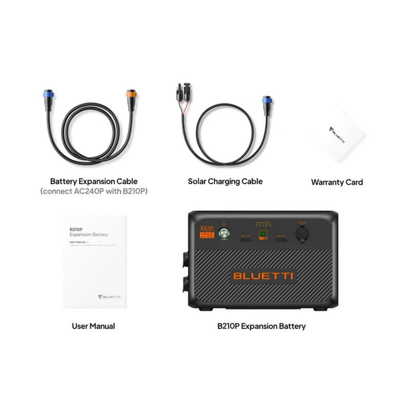 KIT Station électrique  BLUETTI AC240P avec B210/P, Batterie 3993Wh