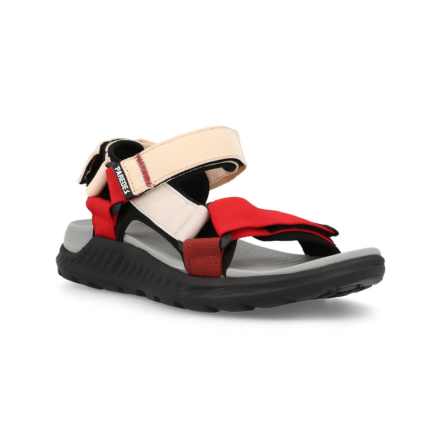 Sandalia Mujer Jarilla Rojo Burdeos 2/4