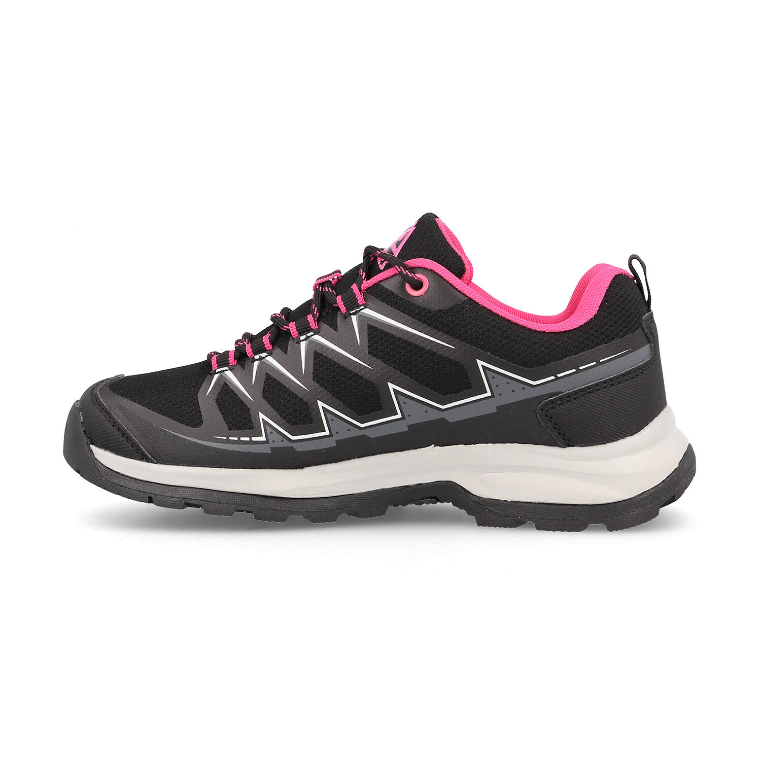 Zapatilla Deporte Mujer Rinlo Negro Rosa 2/4