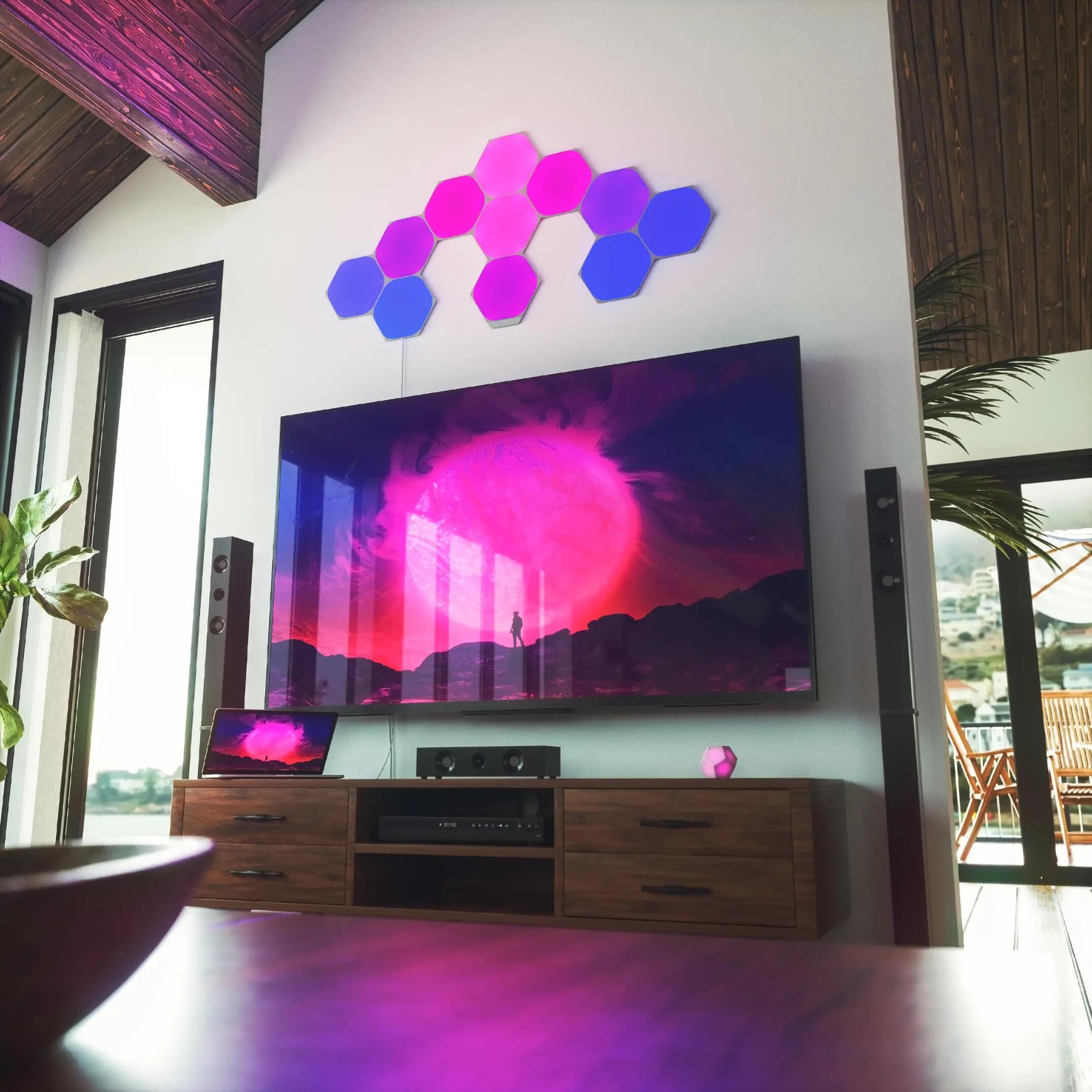 Nanoleaf - Shapes Hexagons Kit (starter+15 panels) 7/7