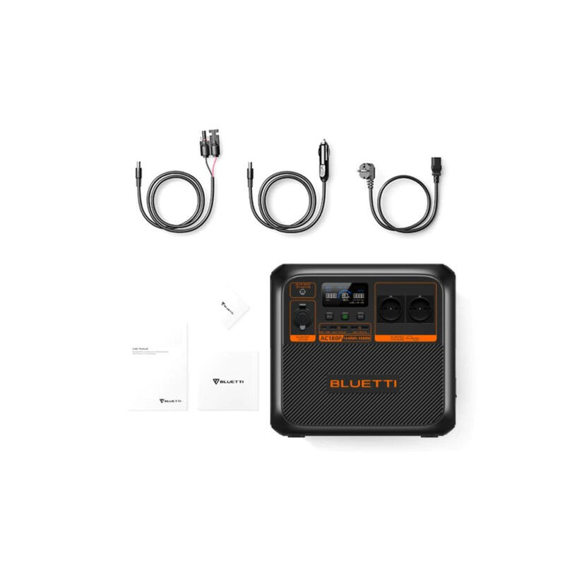 Kit stație de alimentare BLUETTI AC180P cu panou solar 220 W