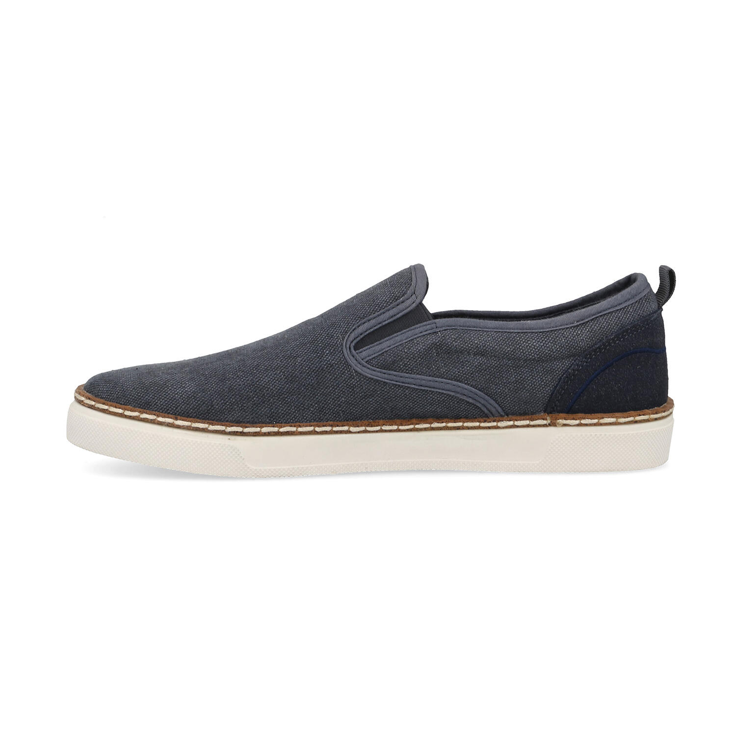Zapatilla Deporte Hombre Hoyuelos Azul Marino 3/4