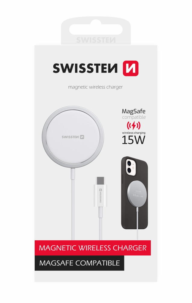 Cabo Swissten MagStick MagSafe charger 3/4