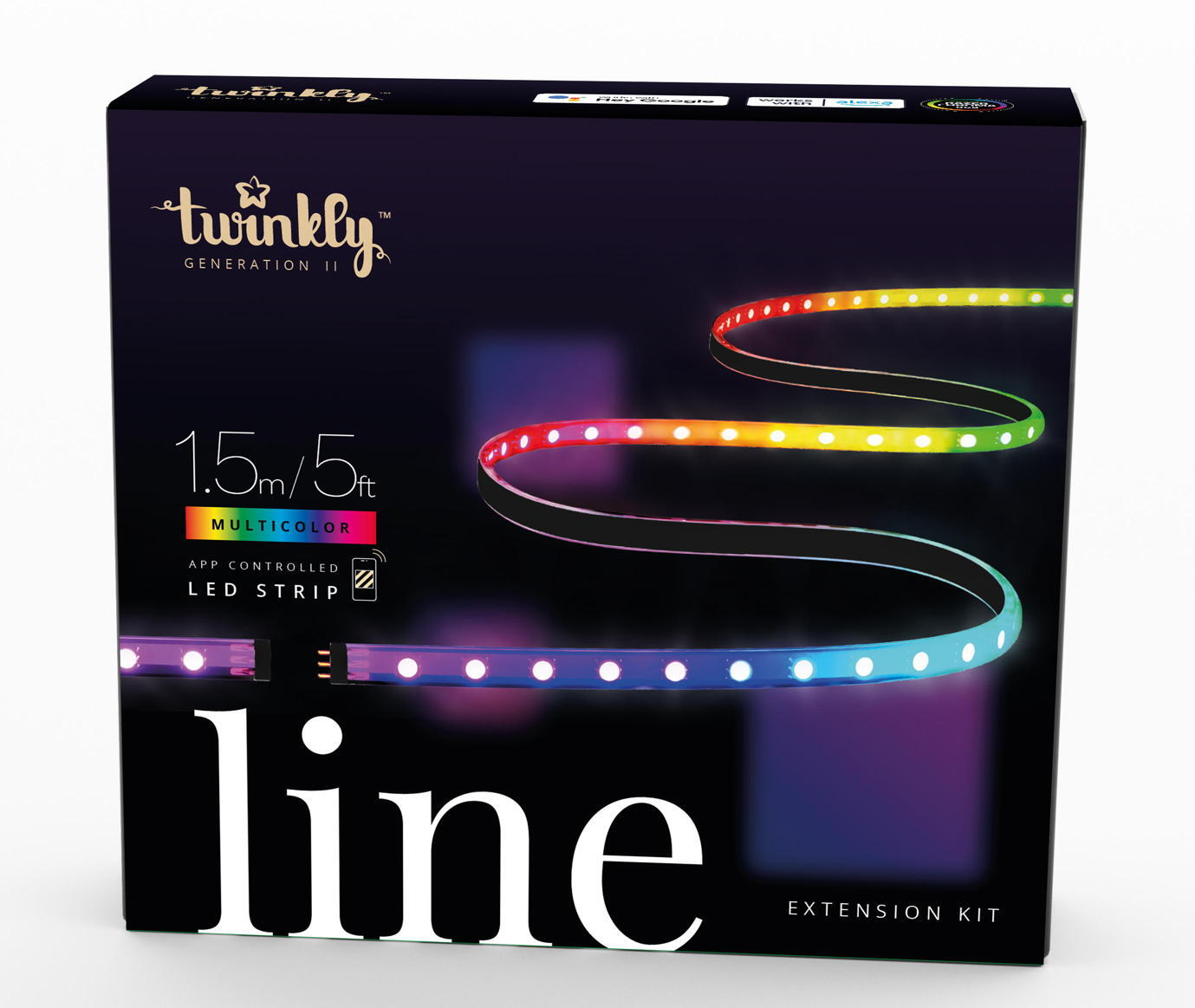 Linhas twinkly (extension 1.5m - black)