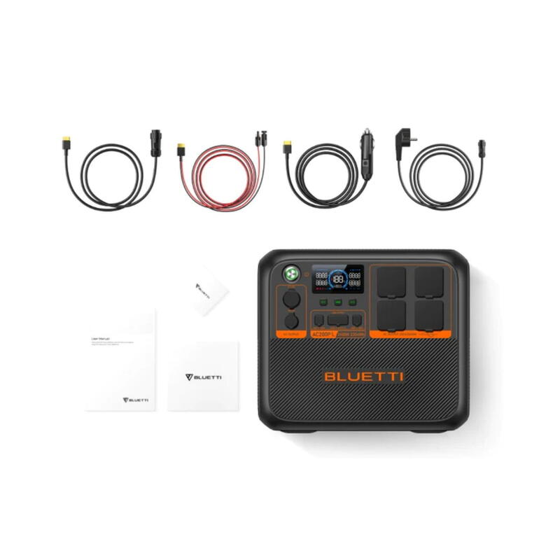 Kit stație de alimentare BLUETTI AC200PL cu panou solar 200 W